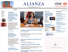 Tablet Screenshot of alianza.mx